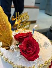 Rose celebration cake